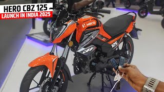 Hero CBZ 125cc Bike Launch in India🔥😱Price  Mileage amp Launch Date  Hero CBZ 125cc New Model 2025 [upl. by Latoyia]