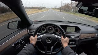 2015 Mercedes E350 4MATIC  POV Test Drive  060 [upl. by Odnalo424]