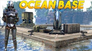 SOLO Claiming My UNRAIDABLE Ocean BASE  ARK [upl. by Mercorr]