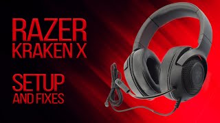 Setup and Fix  Razer Kraken X [upl. by Church806]