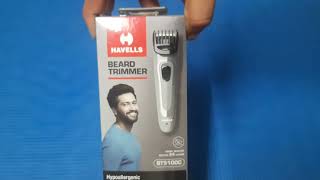 Havells beard trimmer BT5100C [upl. by Ardekan513]