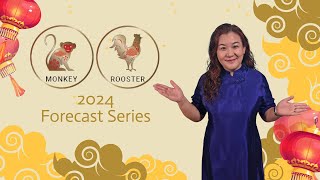 2024 Monkey amp Rooster Chinese Horoscope Forecast [upl. by Haerb]