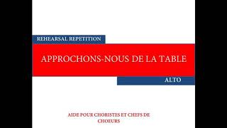 Approchons nous de la table Alto [upl. by Eneli]