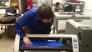 Cutting Your Design on the Vinyl Cutter [upl. by Bowman634]