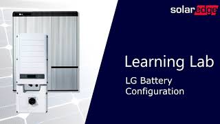 StorEdge Configuring LG Chem Battery [upl. by Andel]