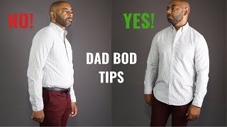 10 Best Style Tips for Dad Bods Or Chubby Guys [upl. by Widera]