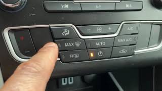 Ford Fusion – How to turn on and off the air conditioner and heater [upl. by Aruat]