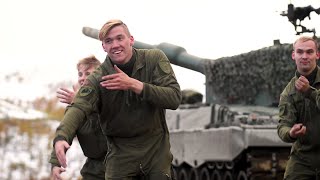 Hæren danser BlimE dansen 2019Norwegian army dancing to quotMore than enoughquot kids friendship dance [upl. by Jeno920]