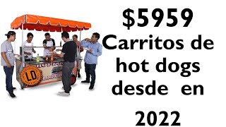 Carrito de hot dogs modelo HX 595000 2022 [upl. by Icats]