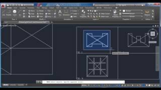 AutoCAD Center Objects Move Tool and Text [upl. by Naasar]