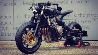 Honda CB600 Custom Cafe Racer by MotoTechnology [upl. by Esinet]