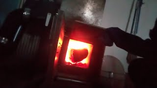 Aircrete Rocket Mass Heater Uses One Log for 13 Hours of Heat [upl. by Riatsila442]