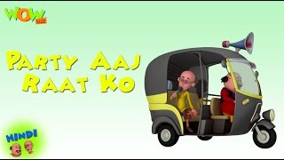 Motu Patlu Cartoons In Hindi  Animated cartoon  Party aaj raat ko  Wow Kidz [upl. by Akina392]