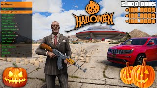 КАК УСТАНОВИТЬ ТРЕЙНЕР В GTA 5 HALLOWEEN MOD MENU  УСТАНОВКА И ОБЗОР ТРЕЙНЕРА В ГТА 5 [upl. by Eseela]