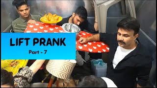 Lift Prank 7 😂  RJ Naved [upl. by Enirahtak]