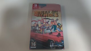 Double Kick Heroes Steelbook Edition Nintendo Switch Unboxing Video [upl. by Jacobsohn]