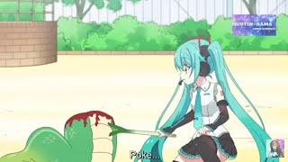 Miku pokes Jashinchans tail  Jashinchan dropkick x ep 2 [upl. by Llednohs]