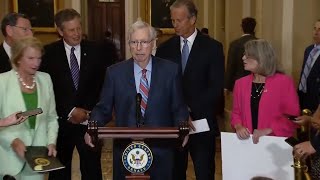 FULL VIDEO Mitch McConnell Has Medical Episode During Press Conference [upl. by Perzan572]