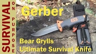 Gerber Bear Grylls Ultimate Survival Knife Review [upl. by Jezreel61]