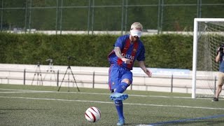 Can Messi score a penalty kick blindfolded [upl. by Heer713]