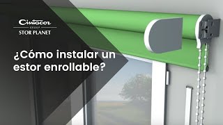 ¿Cómo instalar un estor enrollable  Stor Planet [upl. by Milan184]