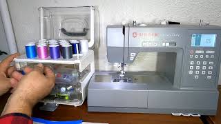 Review of the Singer Heavy Duty 6800C Sewing Machine and Sew and Go [upl. by Boiney281]