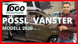 🌴 PÖSSL VANSTER ❤️❤️ NEUHEIT  Citroen Spacetourer  Modell 2020  TOGO REISEMOBILE [upl. by Nonah587]