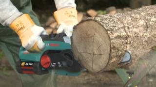 Bosch Cordless Chainsaw AKE 30 LI [upl. by Stine]