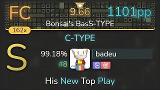 966⭐ badeu  Tanaka Hirokazu  CTYPE Bonsais BasSTYPE DTHR 9918 8 1101pp FC  osu [upl. by Benildas]