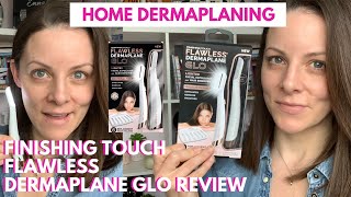 JML FINISHING TOUCH FLAWLESS DERMAPLANE GLO  UK Unboxing amp review  Home dermaplaning [upl. by Namas668]