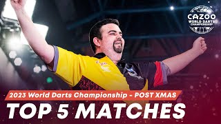 Top 5 Matches  2023 World Darts Championship  Post Christmas [upl. by Conard523]