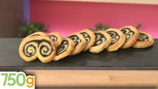 Recette de Palmiers à la tapenade  750g [upl. by Dnomra]