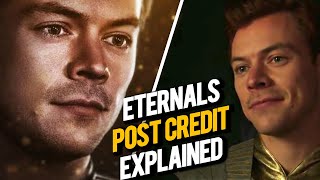 Eternals End Credits Harry Styles Starfox Explained [upl. by Lerad529]