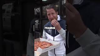 DAVE PORTNOY GIVES UNBELIEVABLE MONSTER SCORE TO THIS PIZZA food nyc usa pizza shorts viral [upl. by Adon]