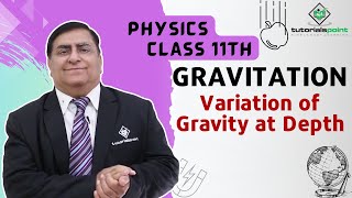 Class 11th – Variation of Gravity at Depth  Gravitation  Tutorials Point [upl. by Nnayllehs]