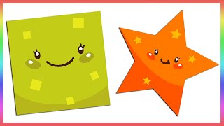 Shapes Learn the Names of Shapes in English for Children [upl. by Aicad]