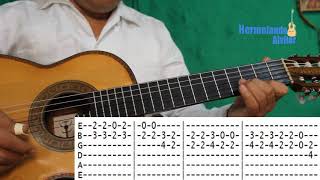 Ojitos verdes Dueto las Palomas Tutorial requinto Cómo tocar guitarra [upl. by Notfol206]