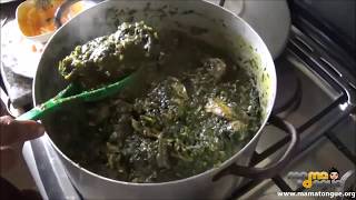 How to prepare Afang soup [upl. by Kinch]