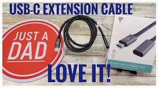 Review Faracent USBC Extension Cable USB 31 type C Male to Female connections [upl. by Etyak649]