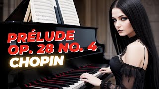 Prélude Opus 28 No 4 in E Minor  Chopin  Piano Tutorial  Free Sheet Music in PDF Link Below [upl. by Myrtie]