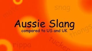 Aussie Slang Australian Slang vs US and UK [upl. by Ahsatin]