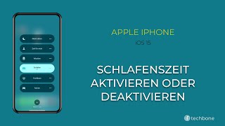 Schlafenszeit einausschalten  Apple iPhone iOS 15 [upl. by Tybalt]