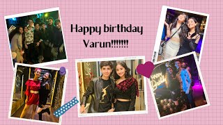 Happy birthday Varun 💜💜🥳🥳 I Chahat Tewani I VLOG I [upl. by Aramal874]