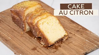 Cake au citron facile et ultra moelleux  Yann Couvreur [upl. by Roel]