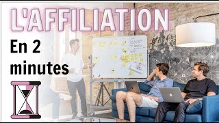 Le marketing daffiliation cest quoi  Explication en schéma en 2 minutes [upl. by Nadaha]