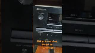 Onkyo av receiver Model no TXNR636 receiver avr onkyo ddaudios9293 [upl. by Anotal]