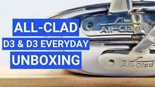 Unboxing AllClad D3 and D3 Everyday Cookware What You Need to Know [upl. by Allertse]