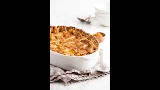 Southern Peach Cobbler Recipe [upl. by Aerdnael]