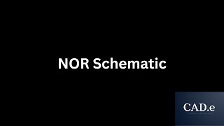 NOR Schematic  Xschem  Ngspice  SKY130 [upl. by Frasco]