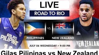 Live Gilas Pilipinas vs New Zealand July 6 2016 [upl. by Akinot]